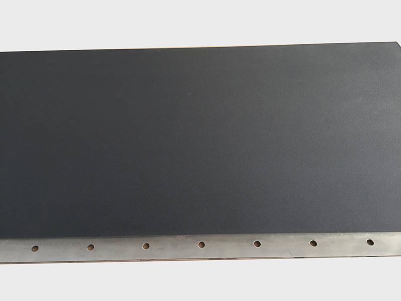 Post-treatment plate anode